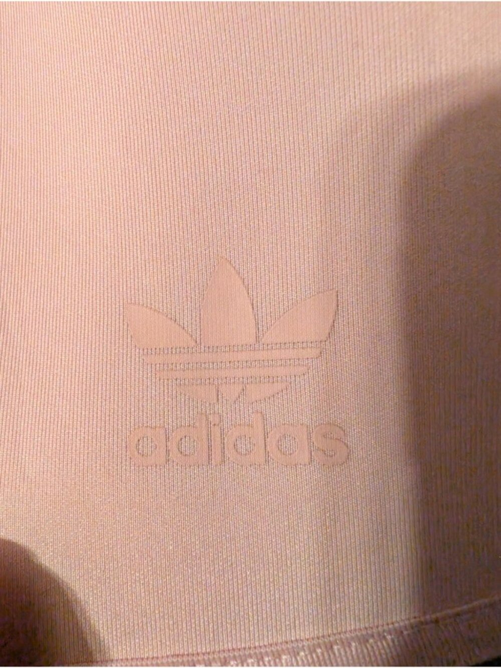 Adidas Originals Shorts Womens Medium Pink 3 Stripe Trefoil Athletic Gym BR9333 - Picture 3 of 12